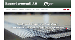 Desktop Screenshot of expandermetall.se